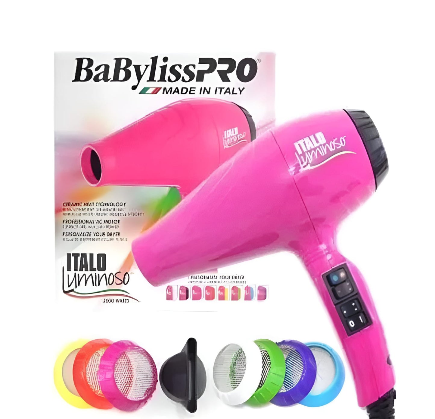 Secador Baby Liss Pro Italo Luminoso