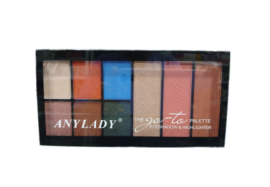 Paleta de Sombras Rubores e Iluminadores AnyLady